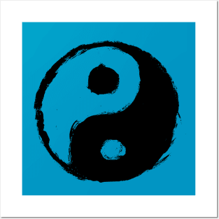Yin Yang symbol Posters and Art